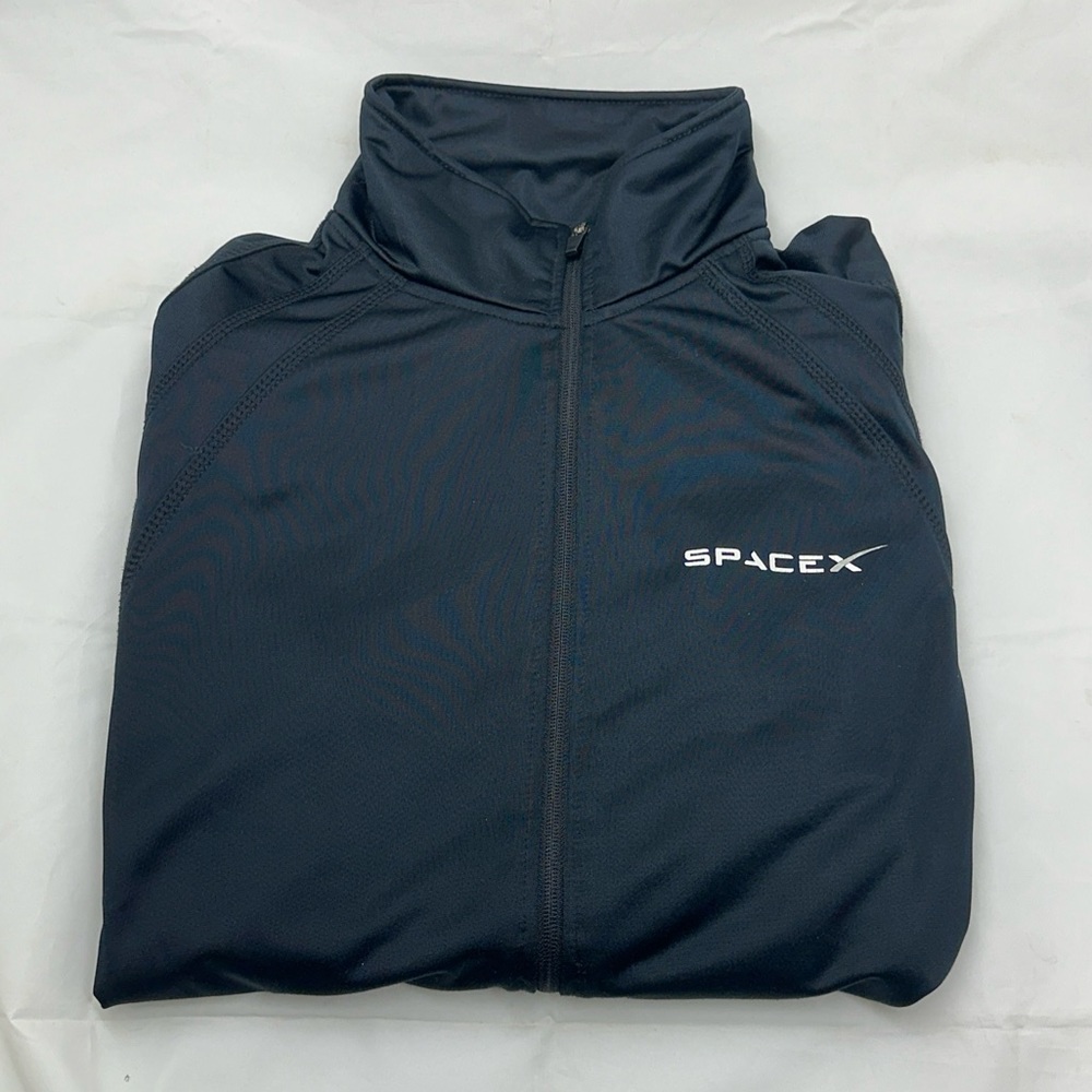 Vintage SpaceX |Black Zip-Up Sweatshirt | Size: XL | Light weight ✋Pre-Owned✋